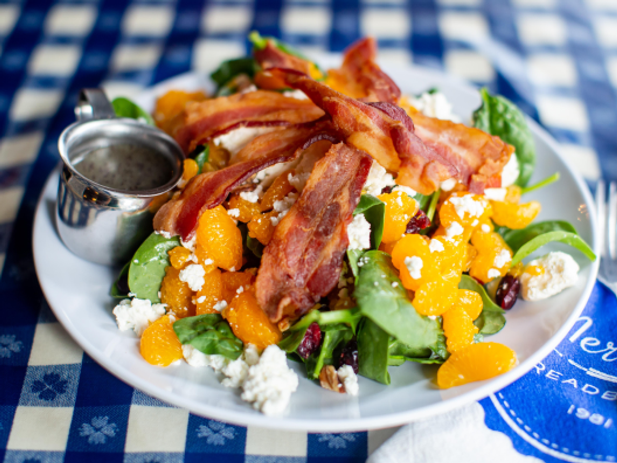 Mandrin Spinich Salad