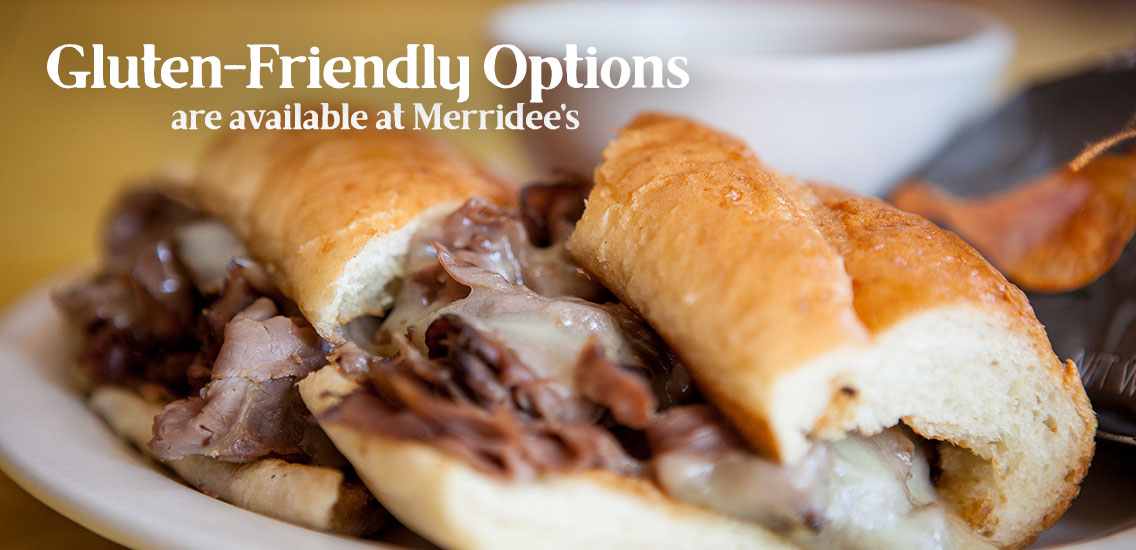 Gluten-friendly options at Merridee's.