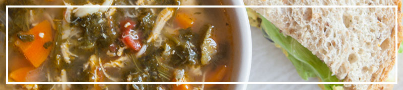 soup and sandwich